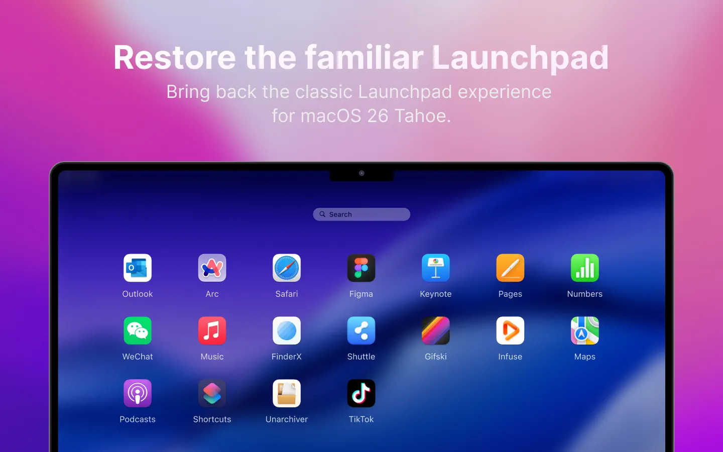 找回熟悉的啟動台